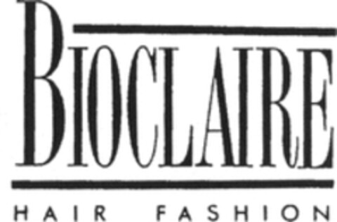 BIOCLAIRE HAIR FASHION Logo (WIPO, 06/06/1990)