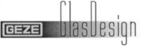 GEZE GlasDesign Logo (WIPO, 20.09.2000)
