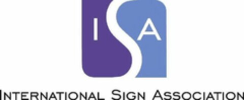 ISA INTERNATIONAL SIGN ASSOCIATION Logo (WIPO, 31.01.2017)