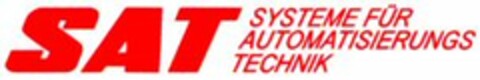 SAT SYSTEME FÜR AUTOMATISIERUNGS TECHNIK Logo (WIPO, 08.04.1998)