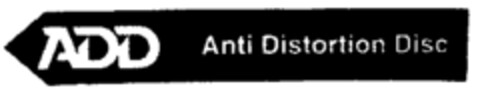 ADD Anti Distortion Disc Logo (WIPO, 22.12.1998)