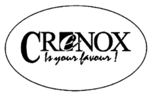 CRENOX Is your favour ! Logo (WIPO, 04/28/2005)