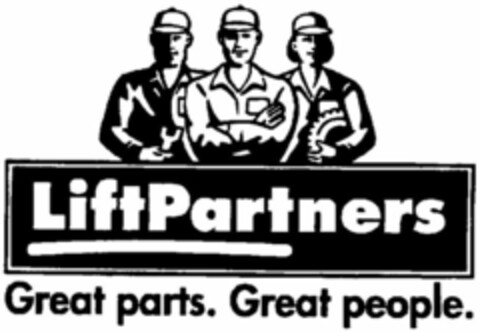 Lift Partners Great parts. Great People. Logo (WIPO, 09/13/2011)