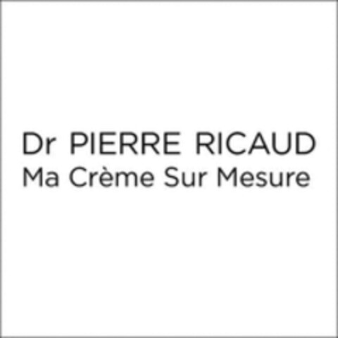 Dr PIERRE RICAUD Ma Crème Sur Mesure Logo (WIPO, 19.05.2016)
