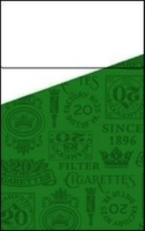 ES 20 FACTORY N° 25 DIST. OF VA. 20 SINCE 1896 20 CIGARETTES 20 GARETTES FILTER CIGARETTES A 20 20 FACTORY N° 25 DIST. OF VA. Logo (WIPO, 09/28/2017)