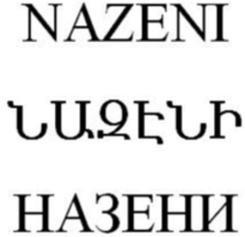 NAZENI Logo (WIPO, 10/24/2017)