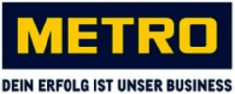 METRO DEIN ERFOLG IST UNSER BUSINESS Logo (WIPO, 03/28/2018)