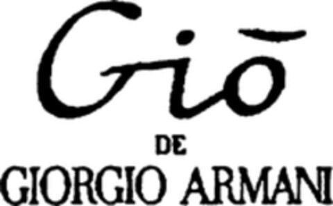 Giò DE GIORGIO ARMANI Logo (WIPO, 11.09.1989)