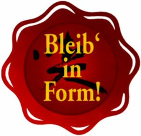 Bleib' in Form! Logo (WIPO, 04.01.2002)