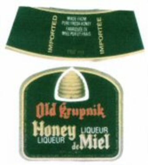 Old Krupnik Honey LIQUEUR de Miel Logo (WIPO, 11/05/2002)