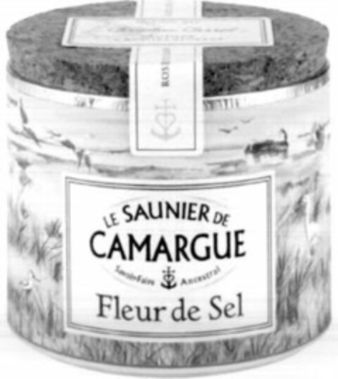 LE SAUNIER DE CAMARGUE Fleur de Sel Logo (WIPO, 04/29/2005)
