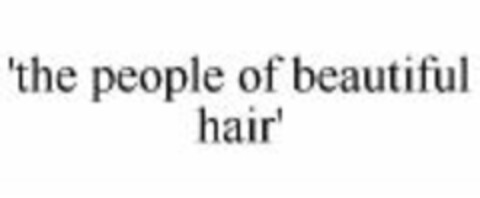 'the people of beautiful hair' Logo (WIPO, 20.05.2008)