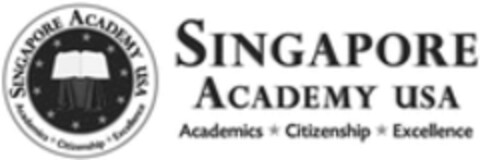 SINGAPORE ACADEMY USA Academics Citizenship Excellence Logo (WIPO, 12.01.2021)