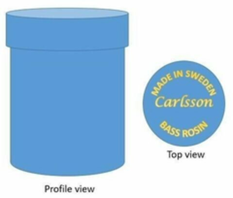 CARLSSON MADE IN SWEDEN BASS ROSIN Logo (WIPO, 07/20/2021)