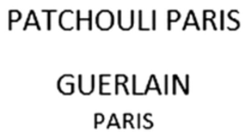 PATCHOULI PARIS GUERLAIN PARIS Logo (WIPO, 21.04.2023)