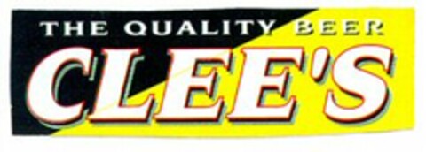 THE QUALITY BEER CLEE'S Logo (WIPO, 08/14/1998)