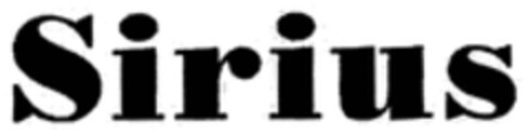 Sirius Logo (WIPO, 07.09.2004)