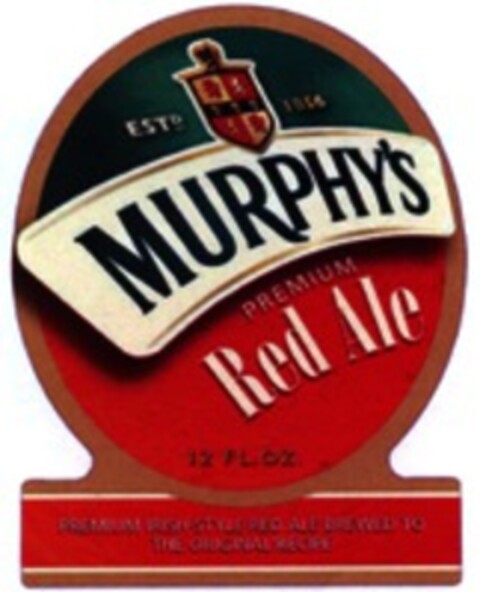 MURPHY'S PREMIUM Red Ale Logo (WIPO, 22.10.2009)