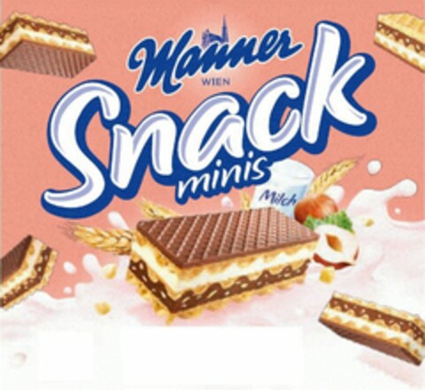 Manner WIEN Snack minis Milch Logo (WIPO, 20.11.2018)