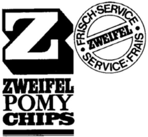 Z ZWEIFEL POMY CHIPS Logo (WIPO, 06/06/1978)