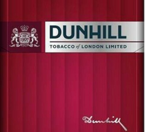 DUNHILL TOBACCO of LONDON LIMITED Logo (WIPO, 13.07.2015)