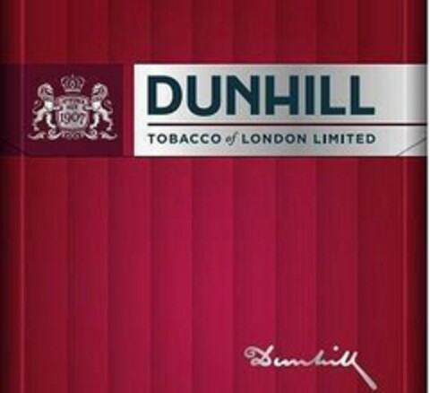 DUNHILL TOBACCO of LONDON LIMITED Logo (WIPO, 07/13/2015)