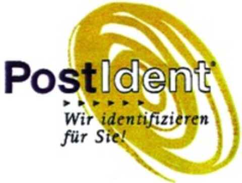 PostIdent Wir identifizieren für Sie! Logo (WIPO, 26.11.1998)