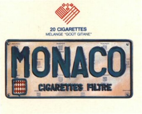 MONACO CIGARETTES FILTRE Logo (WIPO, 12.12.2000)