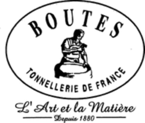 BOUTES TONNELLERIE DE FRANCE L'Art et la Matière Depuis 1880 Logo (WIPO, 14.09.2007)