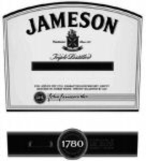 JAMESON Triple Distilled 1780 Logo (WIPO, 06/28/2011)