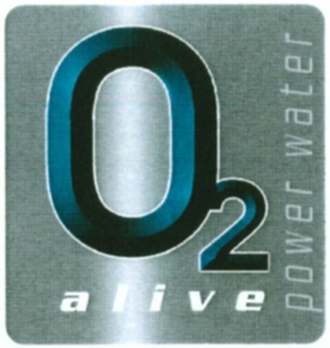 O2 alive power water Logo (WIPO, 14.09.2006)