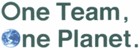 One Team, One Planet. Logo (WIPO, 01.06.2009)