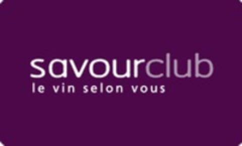 savourclub le vin selon vous Logo (WIPO, 03/11/2010)