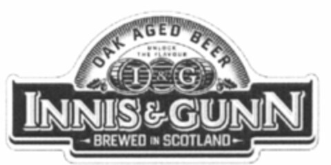 INNIS & GUNN BREWED I&G IN SCOTLAND OAK AGED BEER Logo (WIPO, 06/25/2010)