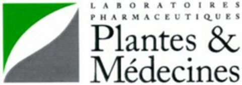 LABORATOIRES PHARMACEUTIQUES Plantes & Médecines Logo (WIPO, 12/24/1998)