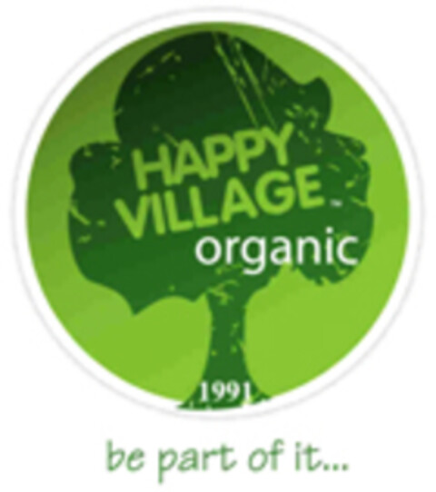 HAPPY VILLAGE organic 1991 be part of it... Logo (WIPO, 29.12.2010)