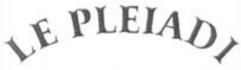 LE PLEIADI Logo (WIPO, 12/21/2011)
