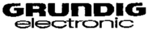 GRUNDIG electronic Logo (WIPO, 20.04.1978)