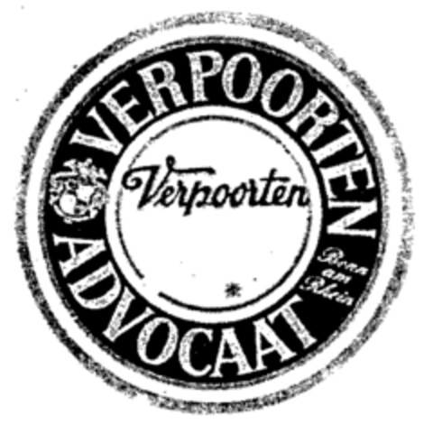 VERPOORTEN ADVOCAAT Logo (WIPO, 12.08.1989)