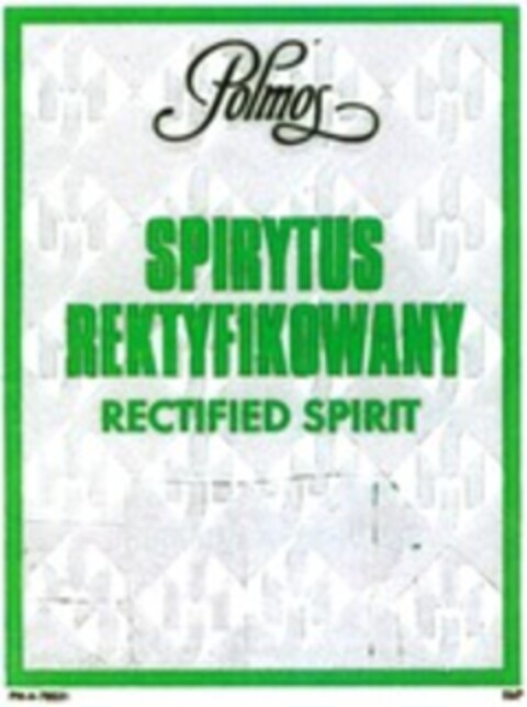 Polmos SPIRYTUS REKTYFIKOWANY RECTIFIED SPIRIT Logo (WIPO, 12.01.2000)