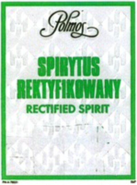 Polmos SPIRYTUS REKTYFIKOWANY RECTIFIED SPIRIT Logo (WIPO, 01/12/2000)