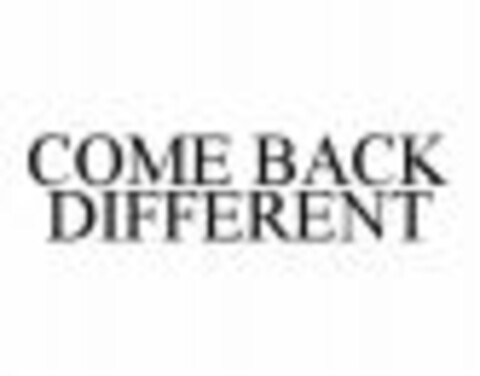 COME BACK DIFFERENT Logo (WIPO, 25.05.2007)