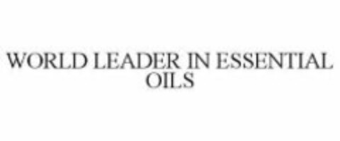 WORLD LEADER IN ESSENTIAL OILS Logo (WIPO, 03.11.2009)