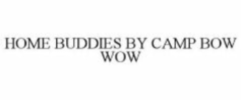 HOME BUDDIES BY CAMP BOW WOW Logo (WIPO, 03.12.2010)