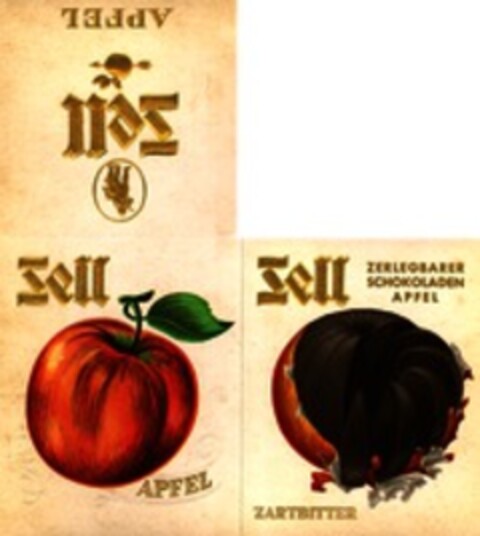 Tell ZERLEGBARER SCHOKOLADEN APFEL Logo (WIPO, 09.12.1957)