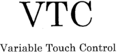 VTC Variable Touch Control Logo (WIPO, 24.06.2003)