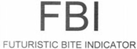 FBI FUTURISTIC BITE INDICATOR Logo (WIPO, 05/05/2008)