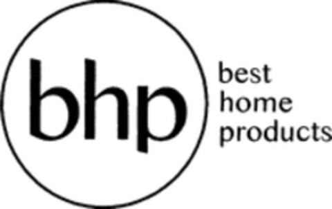 bhp best home products Logo (WIPO, 02/18/2009)