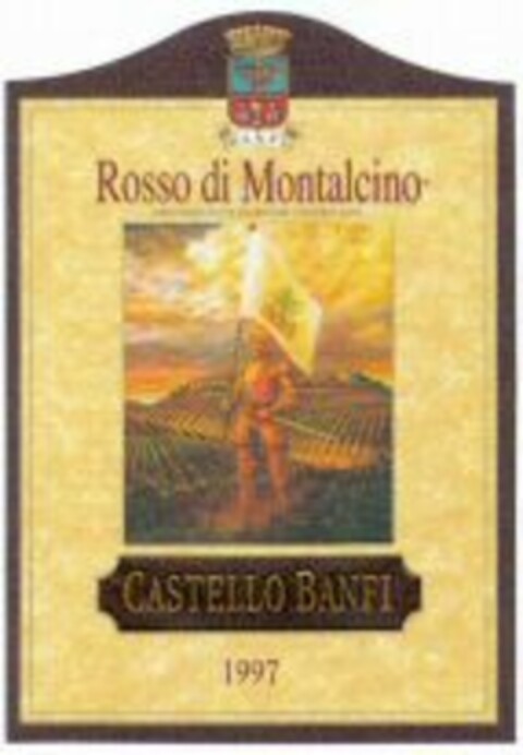 Rosso di Montalcino CASTELLO BANFI 1997 Logo (WIPO, 30.04.2009)