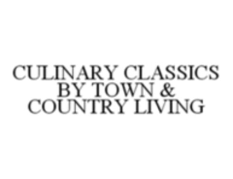 CULINARY CLASSICS BY TOWN & COUNTRY LIVING Logo (WIPO, 22.03.2019)